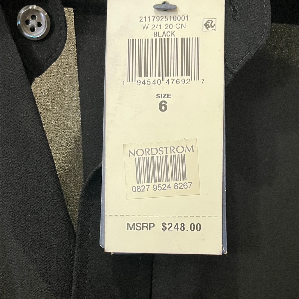 NWT Polo Ralph Lauren Black Blouse - Picture 3 of 7